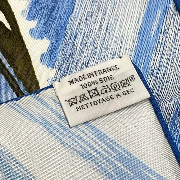 HERMES Carre 90 - Blue Multi Scarf 510-081625 - Picture 3 of 3